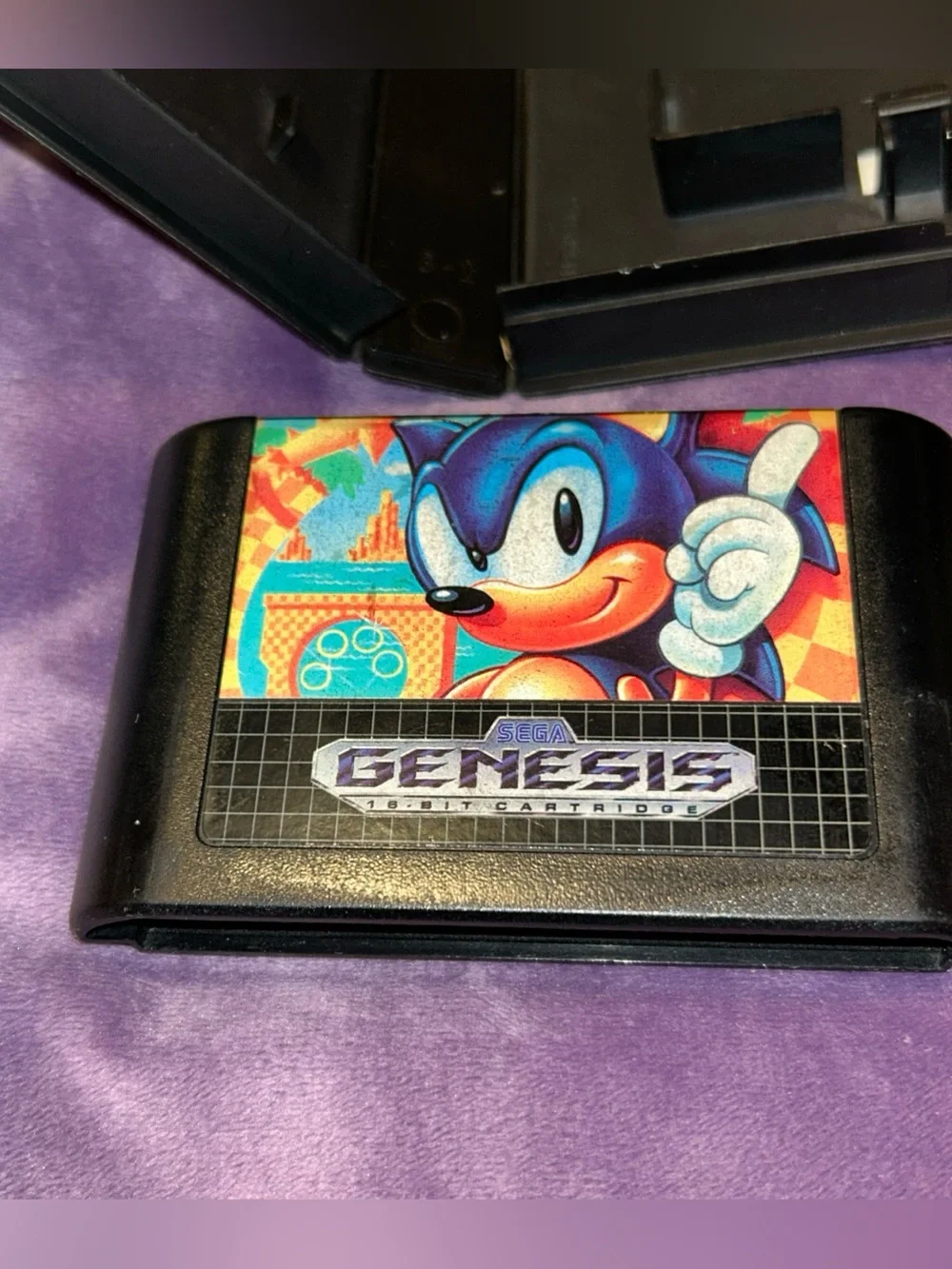 Sonic the Hedgehog (Sega Genesis, 1991) Case & Cartridge